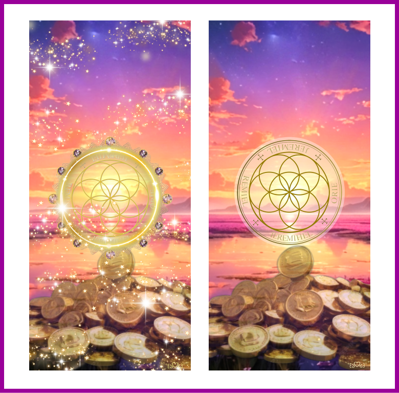 大天使ジェレミエル召喚図スマホ壁紙