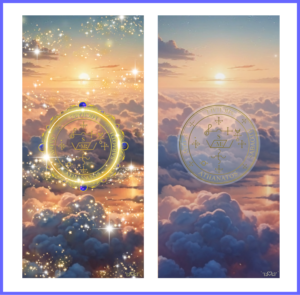 大天使ミカエル召喚図スマホ壁紙