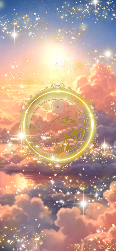 大天使アリエル召喚図スマホ壁紙