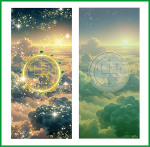 大天使ラファエル召喚図スマホ壁紙