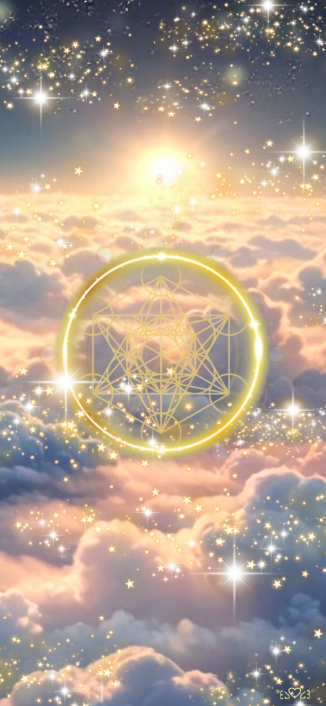 大天使ハニエル召喚図スマホ壁紙