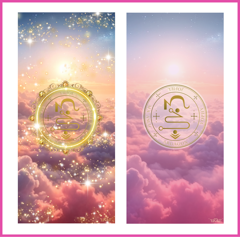 大天使ヨフィエル召喚図スマホ壁紙