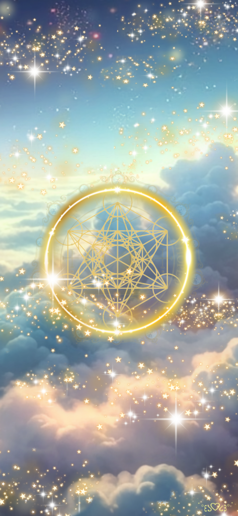 大天使ラギュエル召喚図スマホ壁紙