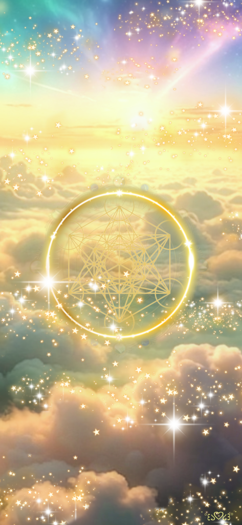 大天使メタトロン召喚図スマホ壁紙